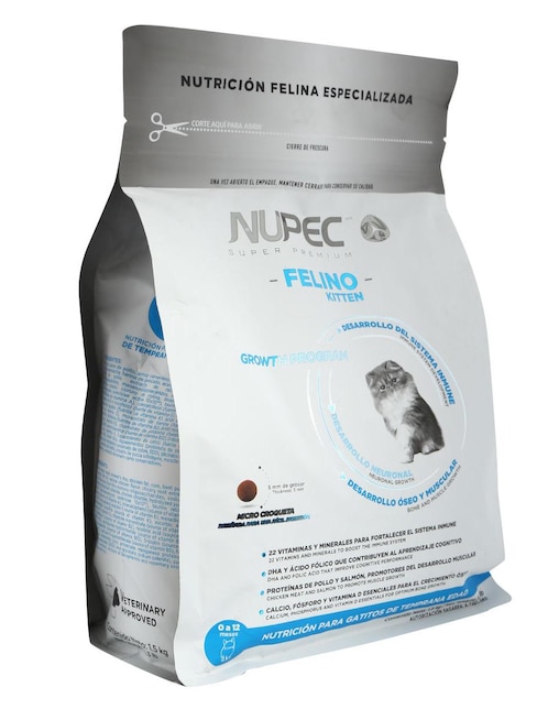 Croqueta Nupec de pollo y pescado para gato etapa cachorro 2