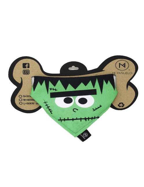 Pañuelo para mascotas Halloween doble vista Mi Pañuelo