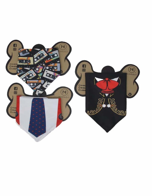 Collar Mi Pañuelo de tela para perro y gato
