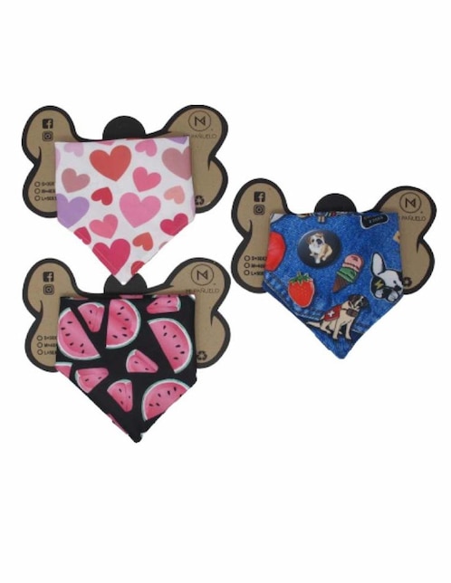 Collar Mi Pañuelo de tela para perro y gato