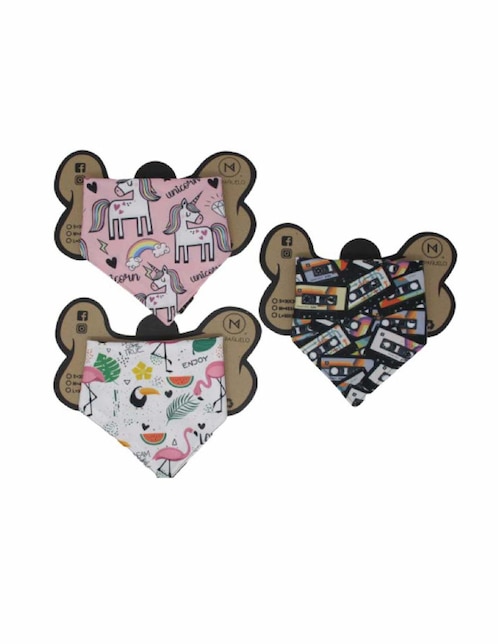 Collar Mi Pañuelo de tela para perro y gato