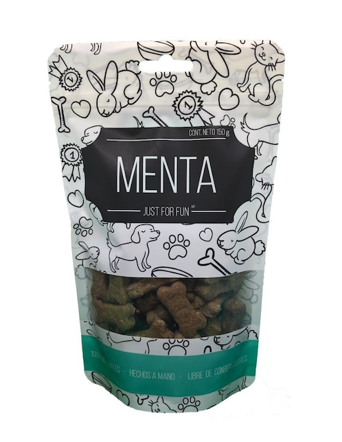 Galleta para perro Just for Fun menta 150 g