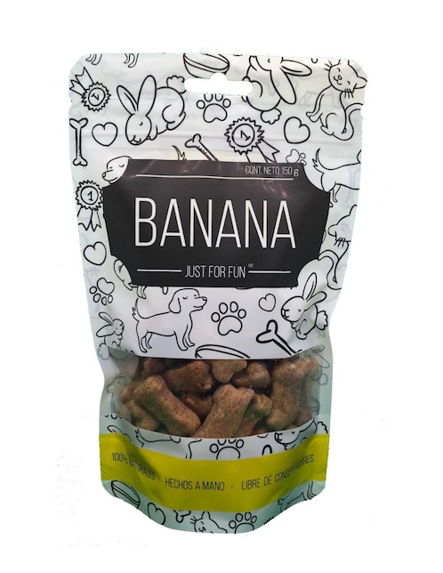 Galleta para perro Just for Fun banana 150 g