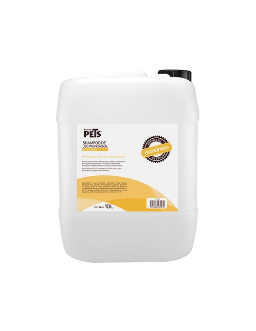 Repuesto económico shampoo de uso profesional Fancy Pets 10 Litros