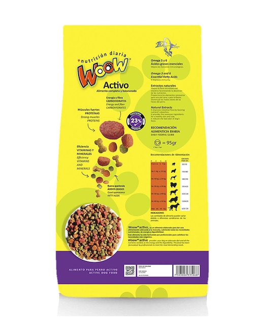 Croqueta Woow de carne para perro etapa adulto contenido 25 kg 2