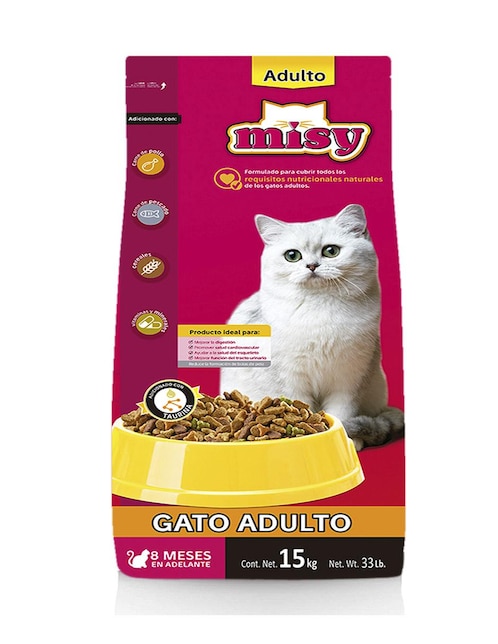 Croqueta Woow de pollo para gato etapa adulto contenido 15 kg 1