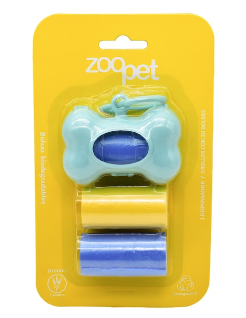 Set Dispensador de Bolsas Zoopet para perro