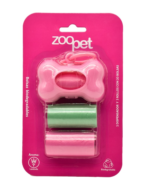Set Dispensador de Bolsas Zoopet para perro