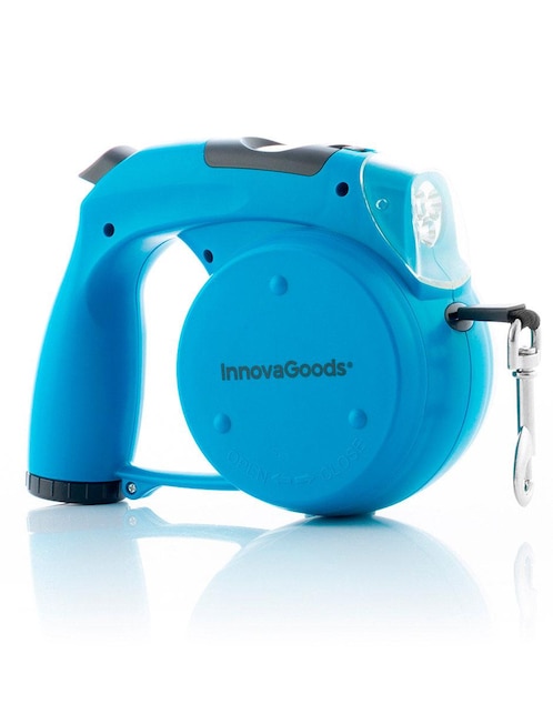 Correa retráctil Innova Goods para perros