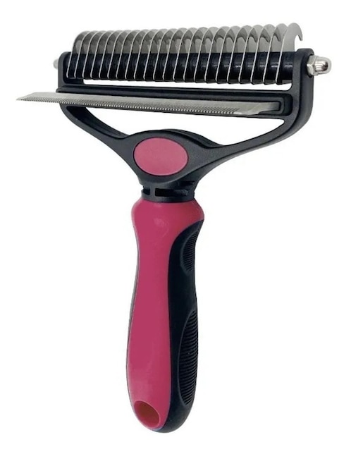 Cepillo de acero inoxidable para perro y gato