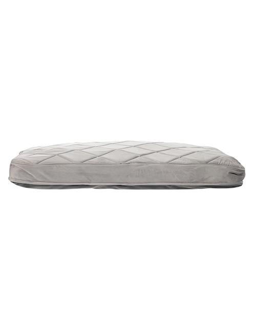 CAMA ZOOPET ROMBOS C/ VINIPIE, G, GRIS