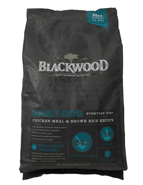 Croqueta Blackwood de pollo y arroz para perro etapa adulto