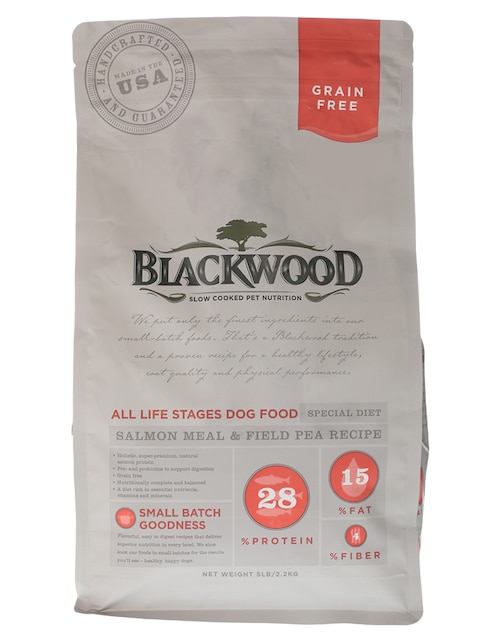Croqueta Blackwood de salmón para perro todas las etapas