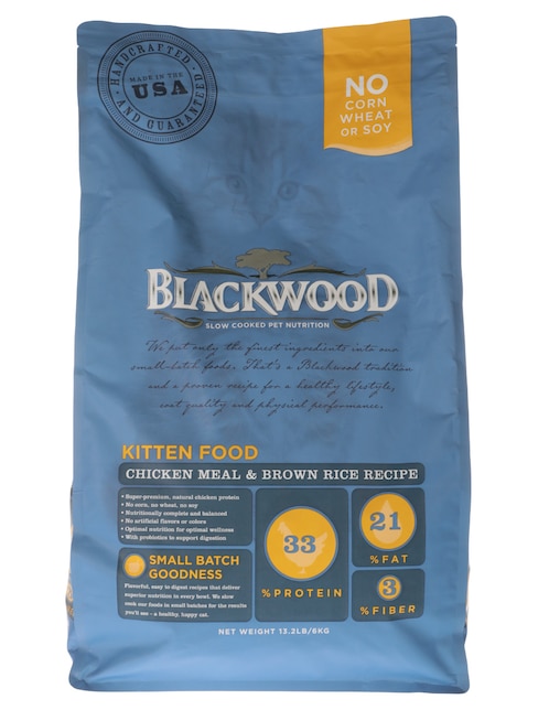 Croqueta Blackwood de pollo y arroz para gato etapa cachorro