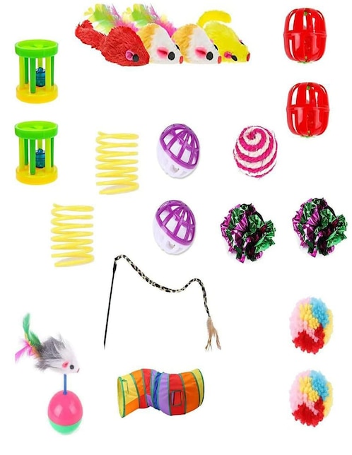 Kit de juguetes para gato Genérica