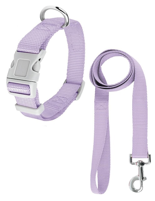 Correa y collar Petits de poliéster para perro