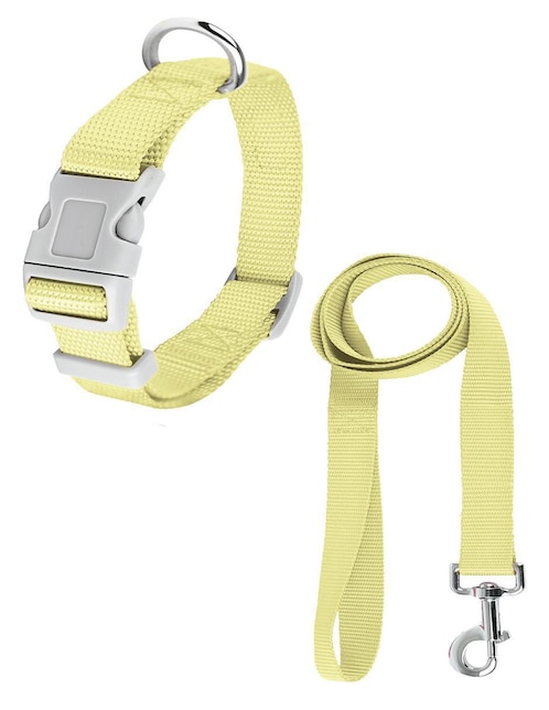 Correa y collar petits "de" poliéster "para" perro