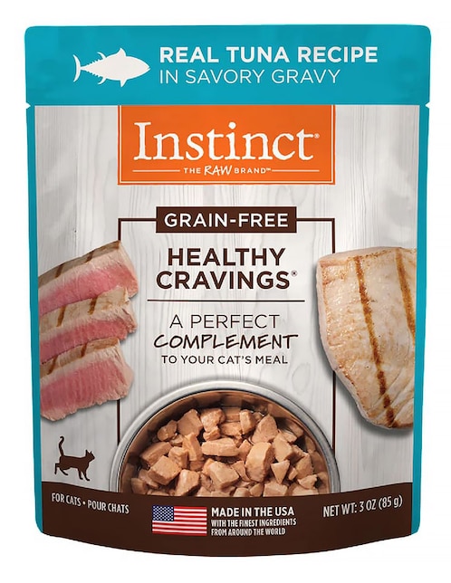 Alimento húmedo Instinct de atún para gato todas las etapas contenido 85 g