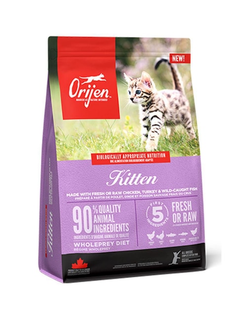 Croqueta Champion de pollo y pavo para gato etapa cachorro contenido 1.8 kg