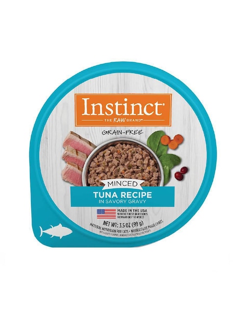 Alimento húmedo Instinct de atún para gato todas las etapas contenido 99 g