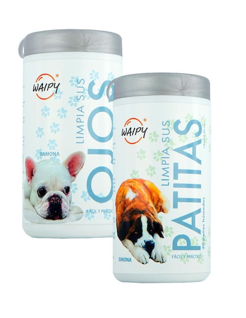 Toallas húmedas Waipy para perro y gato