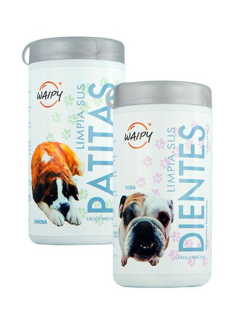 Toallas húmedas Waipy para perro y gato