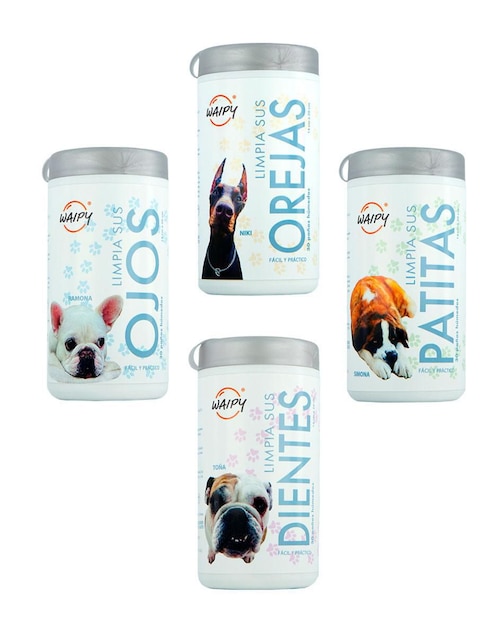 Toallas húmedas Waipy para perro y gato