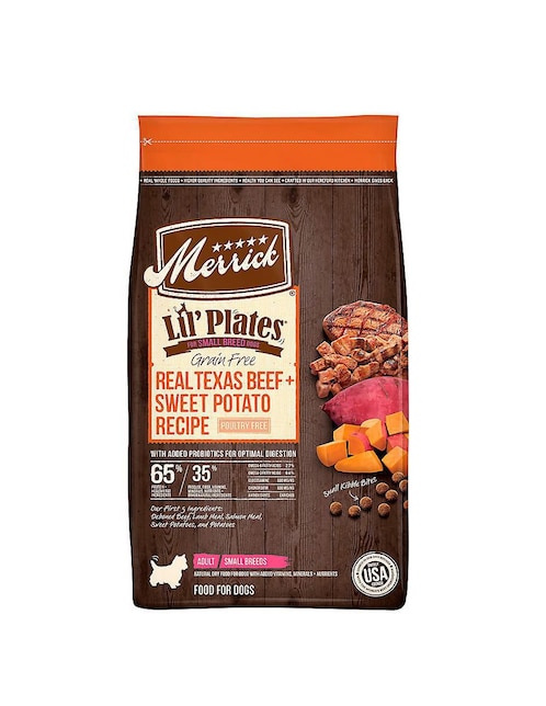 Croqueta Merrick de carne para perro todas las etapas contenido 9 kg