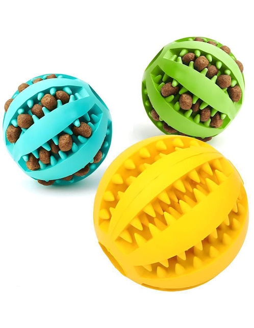 Paquete de pelotas para perro Elego