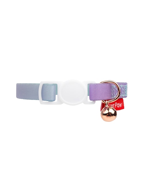 Collar Silver Paw de sintético para gato