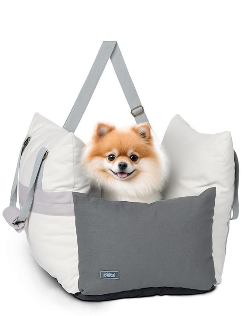 Autoasiento "para" perro y gato esquimal "de" tela