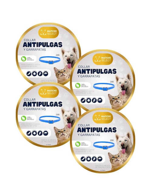 Collar antipulgas Matchi para perro y gato