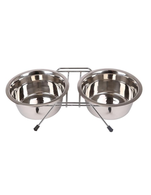 Plato doble para mascota Nobleza