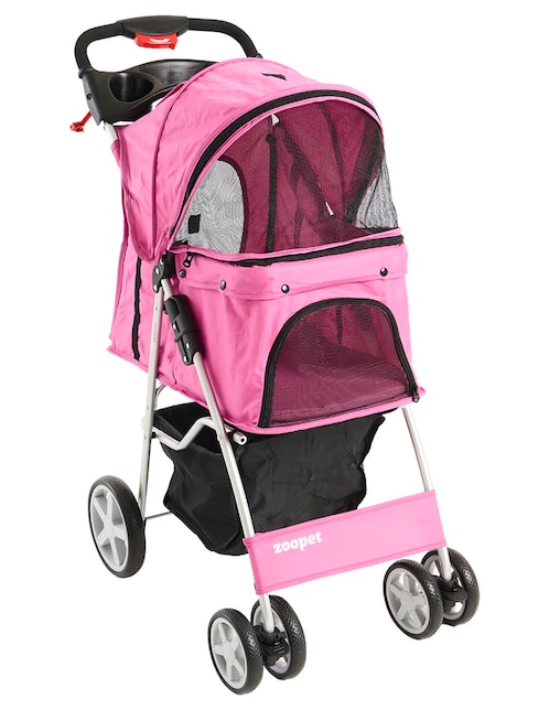 CARRIOLA ZOOPET 4 RUED, UNITALLA, ROSA
