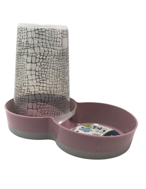 Bebedero transparente para perro y gato 1.5 L