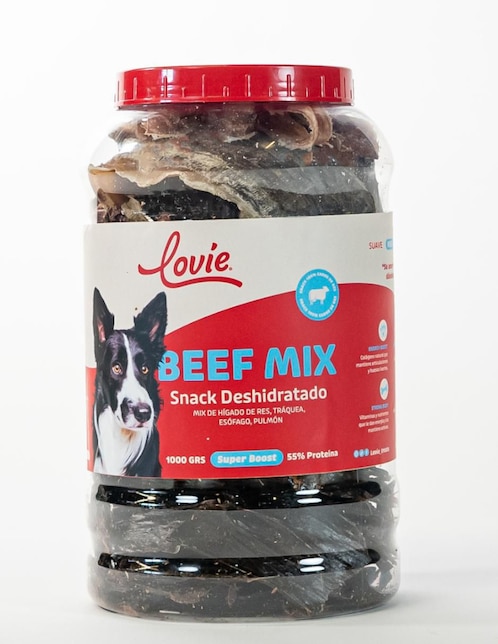 Premio Lovie de res para perro 1000 g