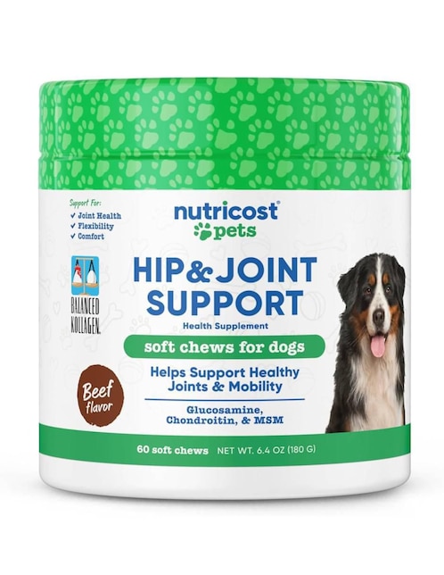 Suplemento alimenticio para mascota calcio Nutricost