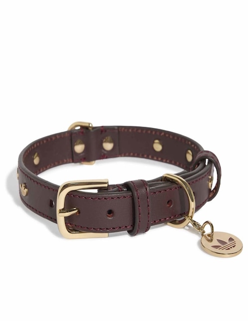 Collar de cuero para perro y gato