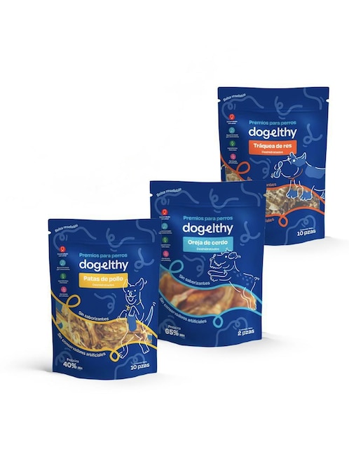 Premio Dogelthy de diferentes sabores premio para perro