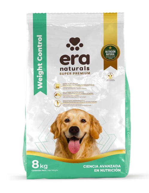 Croqueta Era Naturals de salmón para perro etapa adulto contenido 8 kg
