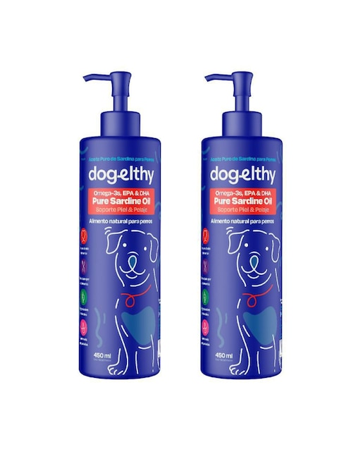 Suplemento alimenticio para mascota Omegas Dogelthy