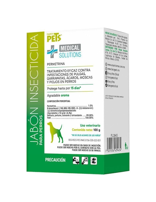 Jabón insecticida para perro 1