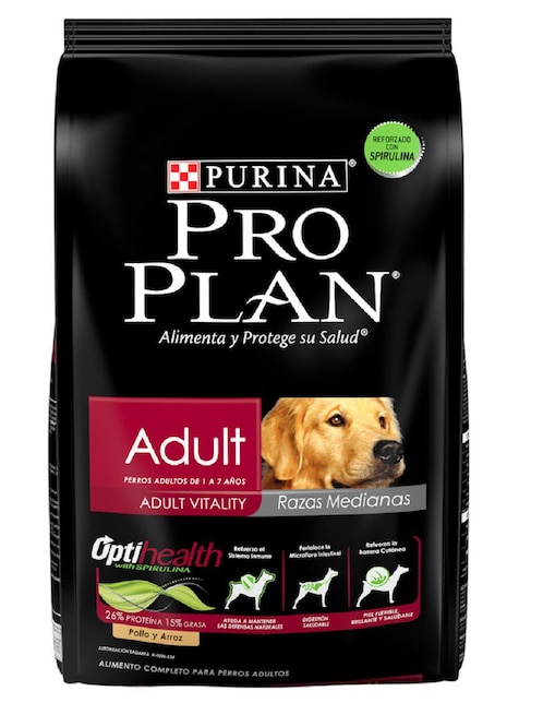 Croqueta Pro Plan de pollo y arroz para perro etapa adulto 1