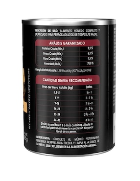 Alimento húmedo Pro Plan de Pollo para perro etapa adulto contenido 368 g