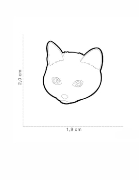 Placa de identificación para Gato My Family blanco