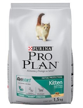Croqueta Pro Plan de Pollo para gato etapa cachorro contenido 1.5 kg