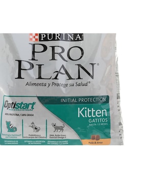 Croqueta Pro Plan de Pollo para gato etapa cachorro contenido 1.5 kg