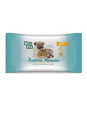 Toallas Húmedas Para Mascotas Fancy Pets 40 Piezas