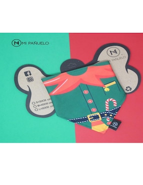 Pañuelo para mascotas Navidad doble vista Mi Pañuelo