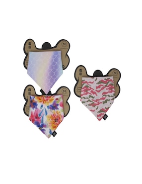 Set de 3 pañuelos doble vista para Mascota Mi Pañuelo